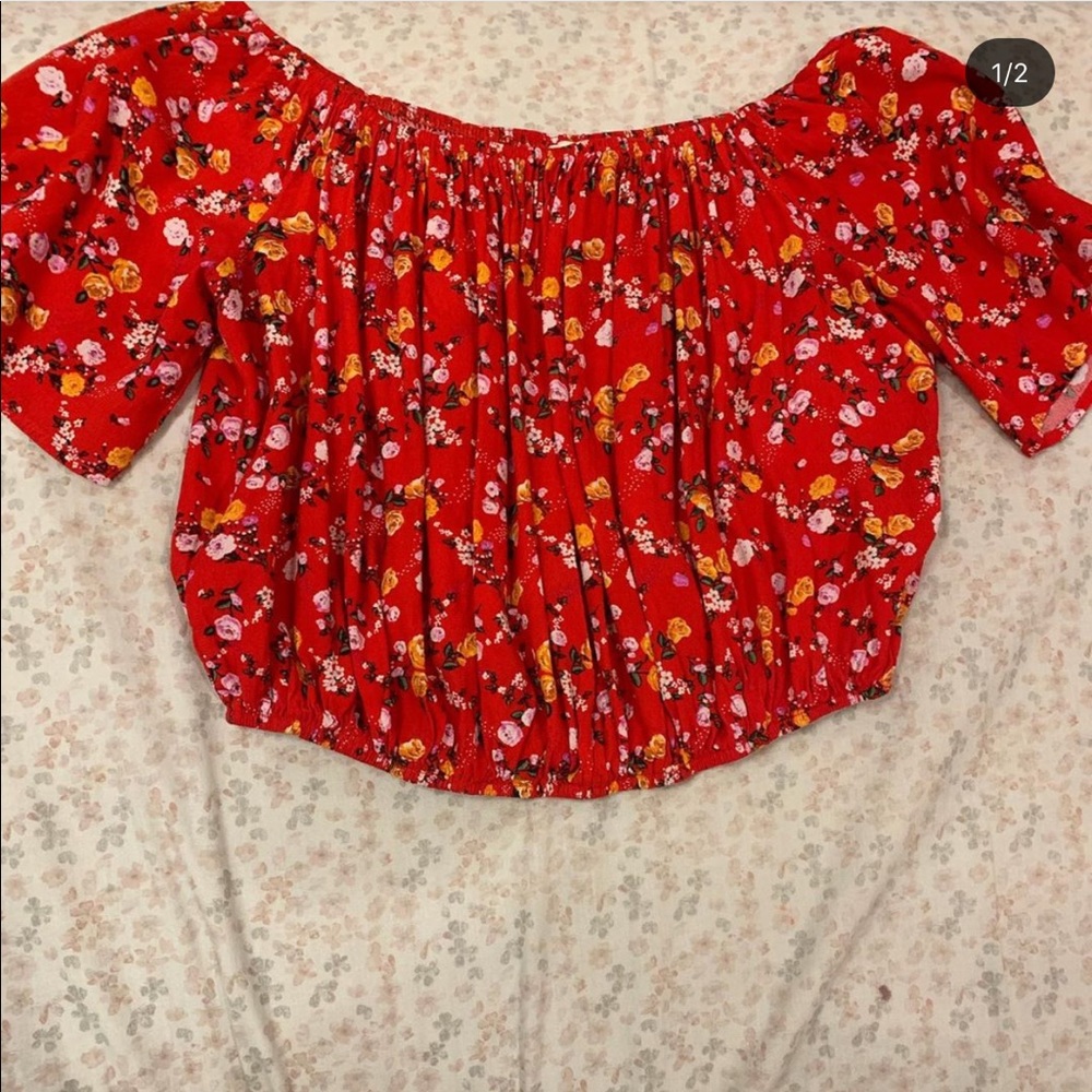 Forever 21 Off The Shoulder Shir